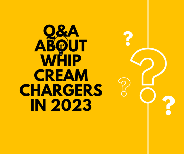 Q&A about Whip Cream Chargers in 2023